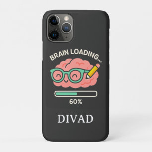 Lustige Gehirn-Ladeillustration – Lernmodus Case-Mate iPhone Hülle