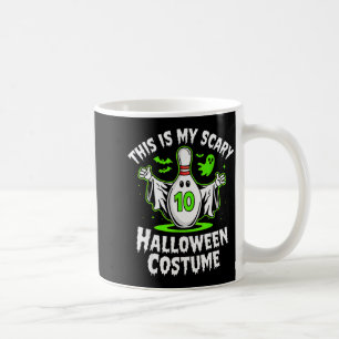 Lustige Geister-Bowling-Liga-Team-Halloween-Humor Kaffeetasse