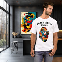 Lustige geometrische Kunst, moderne Abstraktion mi
