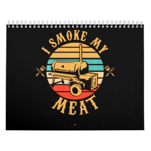 Lustige Geschenke für BBQ-Liebhaber   Ich räuchere Kalender
