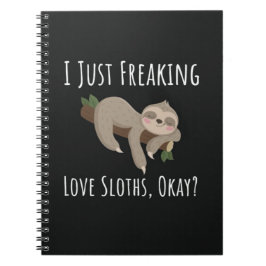 Lustige Geschenke für Faultierliebhaber Humor Witz Notizblock