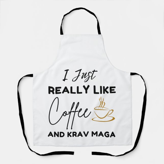  Lustige Geschenkidee für Krav Maga-Spieler  Schürze (Vorderseite)