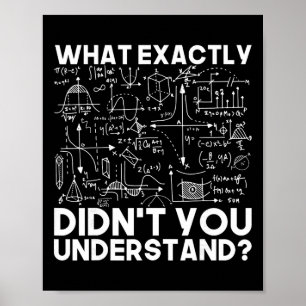 Lustige Geschenkidee für Wissenschaftler Physiker Poster