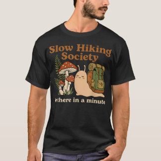 Lustige Gesellschaft Langsamer Wanderer Bin in ein T-Shirt
