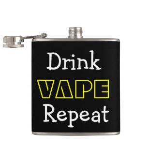 Lustige Getränk Vape Wiederholung Flachmann