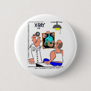 Lustige GI-Trakt Gastrointestinale Medizinische T- Button