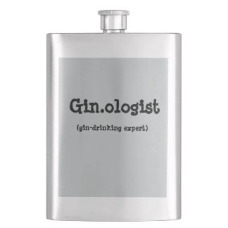 Lustige Gin.ologist Flasche Flachmann