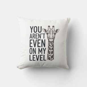 Lustige Giraffe Du Bist Nicht Einmal Auf Meinem Le Kissen