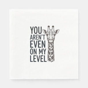 Lustige Giraffe Du Bist Nicht Einmal Auf Meinem Le Serviette