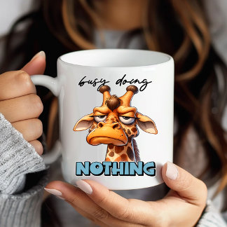 Lustige Giraffen-Humor-Tierliebhaber-Geschenk Tasse