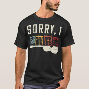 Lustige Gitarrenliebhaber Versteckte Nachricht Sor T-Shirt