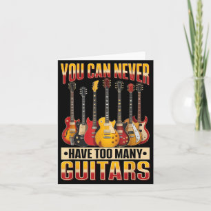 Lustige Gitarrenmusik, von der man nie genug Gitar Karte