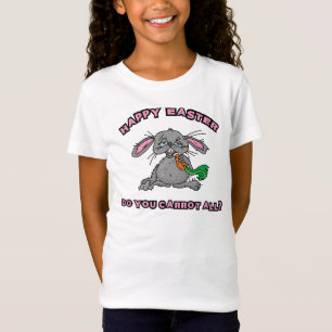 Lustige glückliche Osterhasen-Kinder T-Shirt