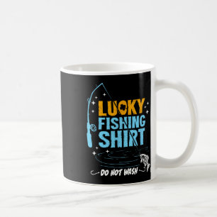 Lustige Glücksfischgeschenke für Männer Jungen Fra Kaffeetasse
