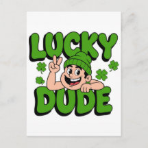Lustige Glücksgans St. Patricks Day Design