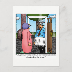 Lustige Glückwunsch zum Hochzeitstag Humor Postkar Postkarte