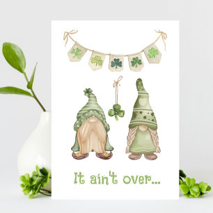 Lustige Gnom-Beziehungs St. Patrick's Day Karte