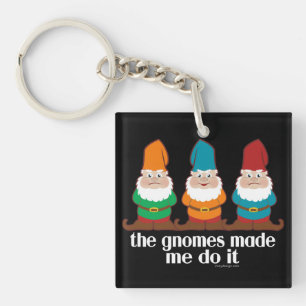 Lustige Gnomes Schlüsselanhänger
