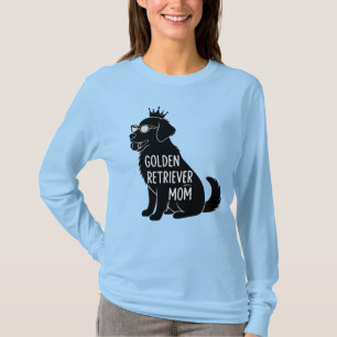 Lustige Golden Retriever Mama   Süßer Hund mit Kro T-Shirt