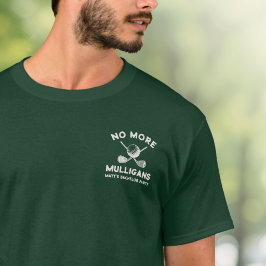 Lustige Golf Brautjunggesellen Abschiedsparty Gesc T-Shirt