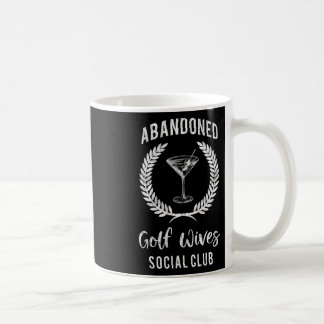 Lustige Golf-Frau Golf-Mutter Verlassene Golf-Frau Kaffeetasse