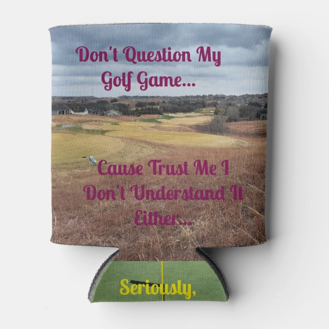 Lustige Golf-Kühler Dosenkühler (Vorderseite)