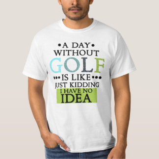 lustige Golf-Redewendungen Golfangebot T-Shirt