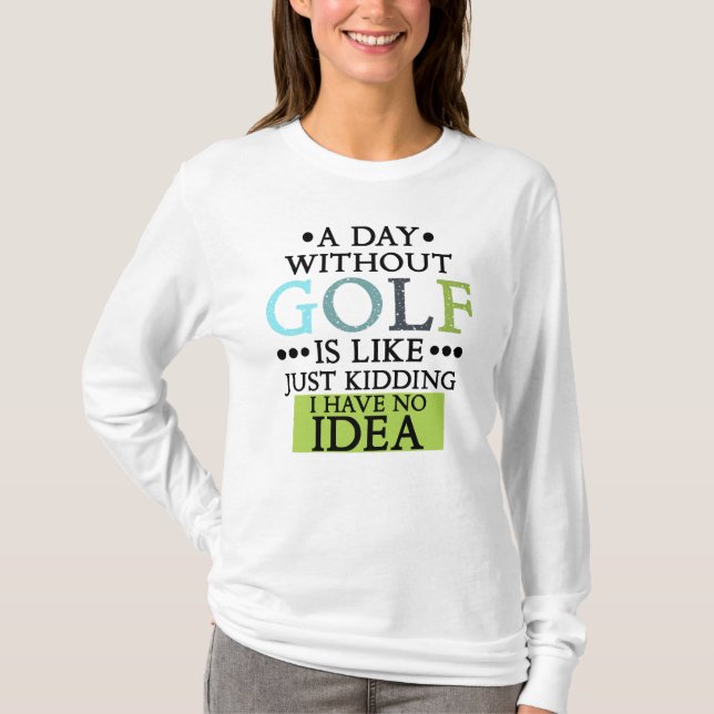 lustige Golf-Redewendungen Golfangebot T-Shirt (Vorderseite)