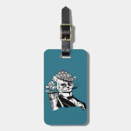 lustige Golf spielende Katze Gepäckanhänger