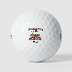 Lustige Golf-Sprüche Golfball 