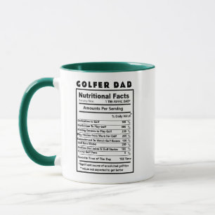 Lustige Golf-Vater-Tasse - Bestes Vater-Wortwitz-G Tasse