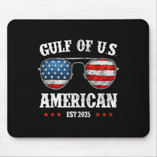 Lustige Golf Von USA Rot Weiß Und Blau Sungles Mousepad