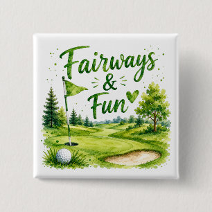 Lustige Golf-Zitate für Golfer auf dem Platz Button