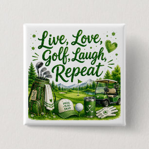 Lustige Golf-Zitate für Golfer auf dem Platz Button