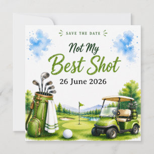 Lustige Golf-Zitate für Golfer auf dem Platz Save The Date
