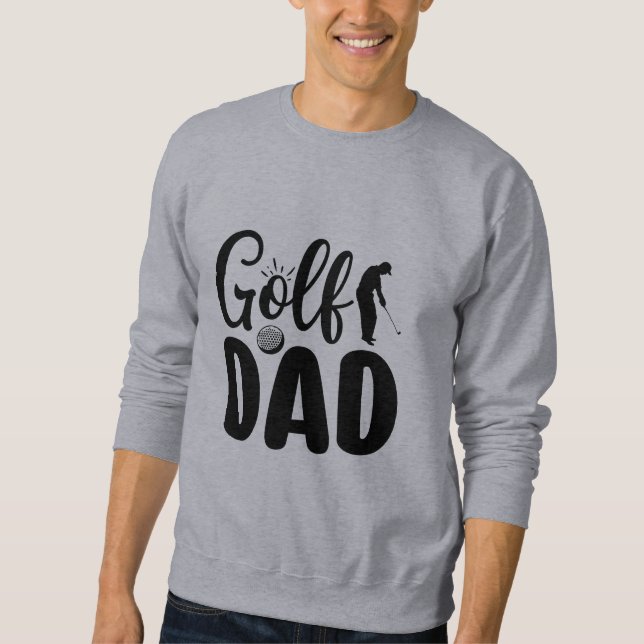 Lustige Golf-Zitate  Sweatshirt (Vorderseite)