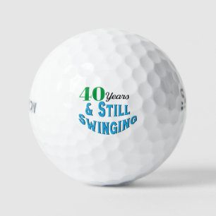 Lustige Golfbälle 40. Geburtstag