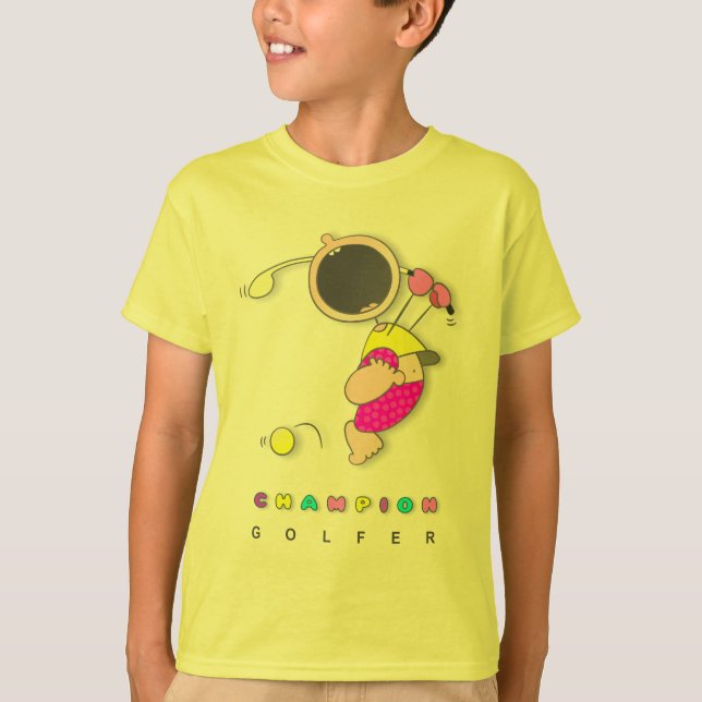 Lustige Golfspieler-Shirts T-Shirt (Vorderseite)