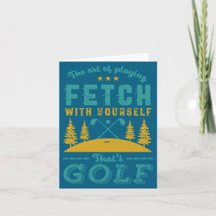 Lustige Golfspieler-Zitate Golfer lieben Golfen Sr Karte
