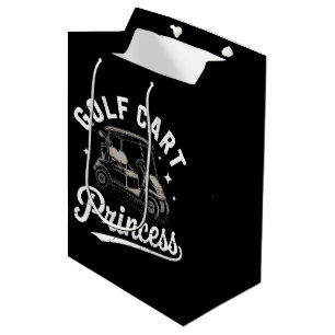 Lustige Golfwagen Prinzessin Sarkastische Golf Dam Mittlere Geschenktüte