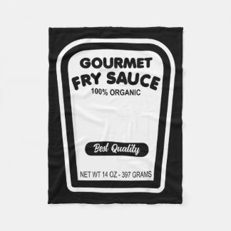 Lustige Gourmet-Frites-Sauce Einfache Halloween-Gr Fleecedecke