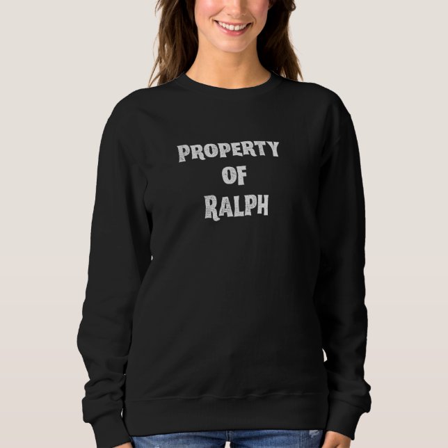 Lustige Grafik-Eigenschaft von Ralph Sweatshirt (Vorderseite)