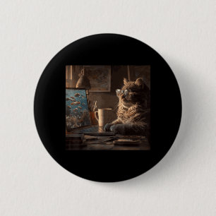 Lustige Grafik Katze Humorvoll Lustig Button