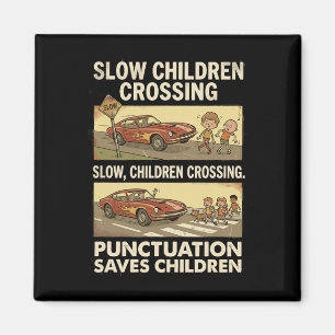 Lustige Grammatik Interpunktion rettet Kinder Engl Magnet