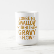 Lustige Gravy Flow Thanksgiving-Typografie Gif