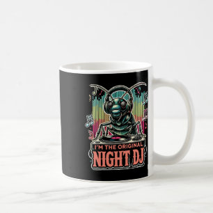 Lustige Grille, ich bin der originale Nacht-Dj Kaffeetasse