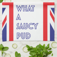 Lustige große Briten backen weg von frechem Pud