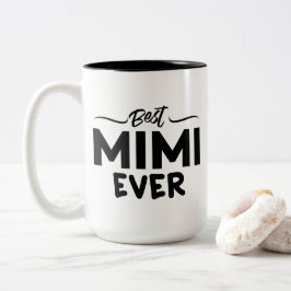 Lustige Großmutter - bestes Mimi überhaupt - Zweifarbige Tasse