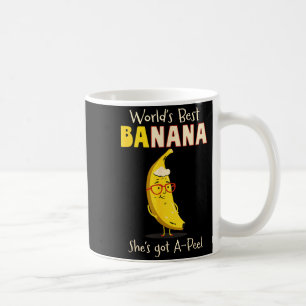 Lustige Großmutter Welt der Nana Banane Wortspiel Kaffeetasse