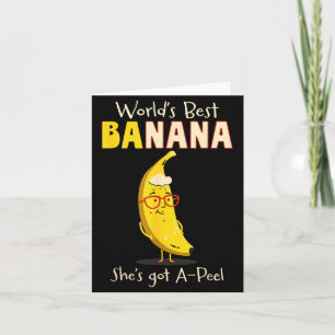 Lustige Großmutter Welt der Nana Banane Wortspiel  Karte
